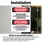Signmission Battery Room Bilingual, 7 in W x Rectangle, Vinyl Decal OS-2PACK-DS-D-710-VS-1843 - alternate 4